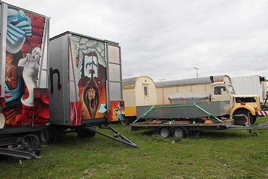 AUfbau Oktoberfest 21.08.2019